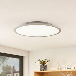 Lindby LED stropna svjetiljka Narima, 4.000 K, Ø 50 cm, srebrna