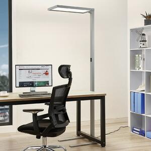 Arcchio Nelus LED podna lampa, srebrna, BWM, senzor