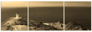 Slika na platnu - Svjetionik - panorama 508FC (90x30 cm)