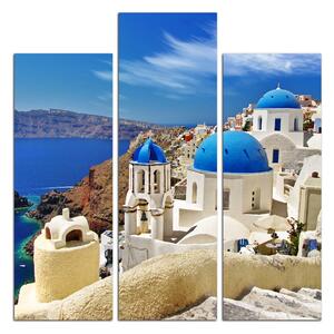 Slika na platnu - Santorini - kvadrat 3911C (75x75 cm)