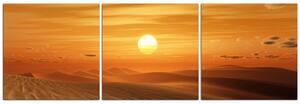 Slika na platnu - Zalazak sunca u pustinji - panorama 5917B (90x30 cm)