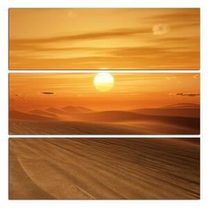 Slika na platnu - Zalazak sunca u pustinji - kvadrat 3917D (60x60 cm)