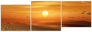 Slika na platnu - Zalazak sunca u pustinji - panorama 5917D (90x30 cm)