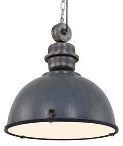 Siva viseća lampa Bikkel XXL u industrijskom dizajnu