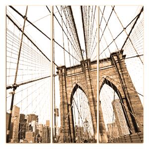 Slika na platnu - Manhattan Bridge - kvadrat 3925FB (75x75 cm)