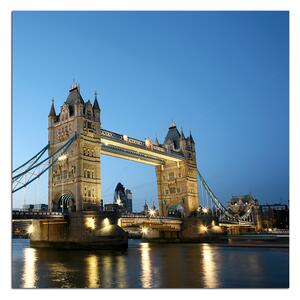 Slika na platnu - Tower Bridge - kvadrat 330A (50x50 cm)