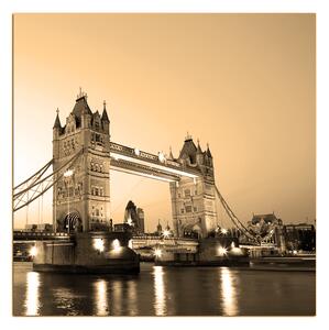 Slika na platnu - Tower Bridge - kvadrat 330FA (50x50 cm)