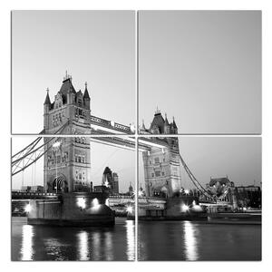 Slika na platnu - Tower Bridge - kvadrat 330ČD (60x60 cm)