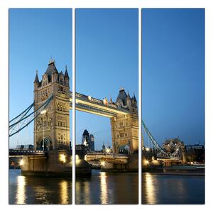 Slika na platnu - Tower Bridge - kvadrat 330B (75x75 cm)