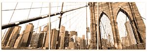 Slika na platnu - Manhattan Bridge - panorama 5925FB (90x30 cm)