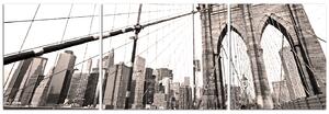 Slika na platnu - Manhattan Bridge - panorama 5925C (90x30 cm)