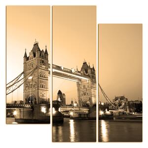 Slika na platnu - Tower Bridge - kvadrat 330FC (75x75 cm)