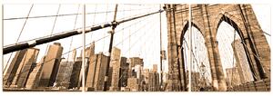 Slika na platnu - Manhattan Bridge - panorama 5925FC (150x50 cm)