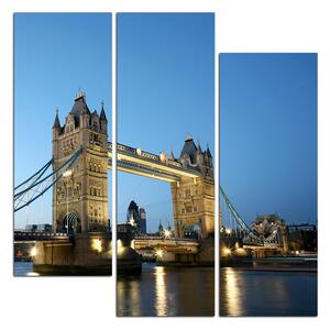 Slika na platnu - Tower Bridge - kvadrat 330C (75x75 cm)
