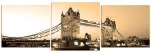 Slika na platnu - Tower Bridge - panorama 530FD (150x50 cm)