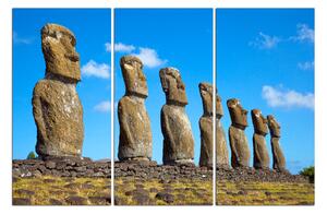 Slika na platnu - Ahu Akivi moai 1921B (150x100 cm)