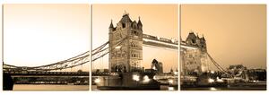 Slika na platnu - Tower Bridge - panorama 530FB (90x30 cm)