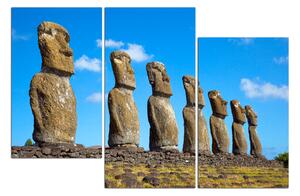 Slika na platnu - Ahu Akivi moai 1921C (90x60 cm)