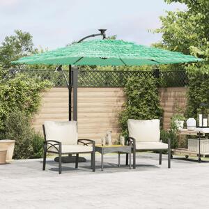 Vrtni suncobran s drvenim stupom zeleni 269x269x235 cm - Zelena / 269 x 269 x 235 cm