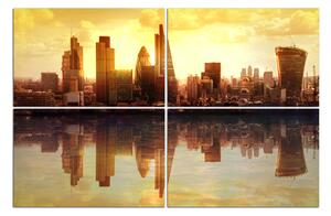 Slika na platnu - Zalazak sunca u Londonu 128D (120x80 cm)