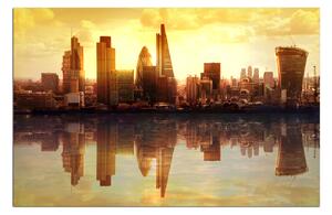 Slika na platnu - Zalazak sunca u Londonu 128A (60x40 cm)