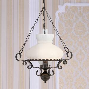 Searchlight Viseća svjetiljka Oil Lantern sa starinskim šarmom, prigušiva, Crno, Dnevni boravak/blagovaonica, Metal