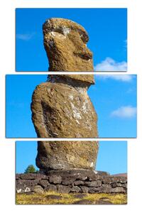Slika na platnu - Ahu Akivi moai - pravokutnik 7921C (120x80 cm)