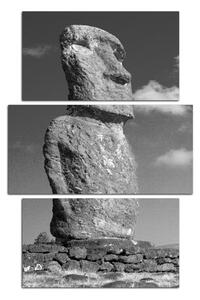 Slika na platnu - Ahu Akivi moai - pravokutnik 7921ČC (120x80 cm)