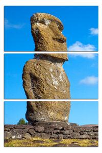 Slika na platnu - Ahu Akivi moai - pravokutnik 7921B (90x60 cm )