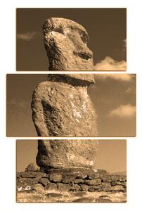 Slika na platnu - Ahu Akivi moai - pravokutnik 7921FC (90x60 cm)
