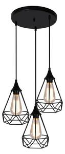 Luster na sajli GRAF 3xE27/60W/230V