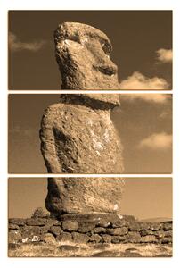 Slika na platnu - Ahu Akivi moai - pravokutnik 7921FB (90x60 cm )