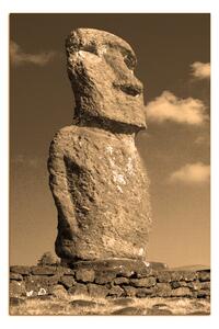 Slika na platnu - Ahu Akivi moai - pravokutnik 7921FA (120x80 cm)