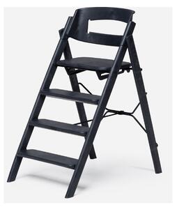 KAOS hranilica Klapp Dječja stolica, reciklirana plastika, Charcoal Black KLA-REC-CHA-BLA