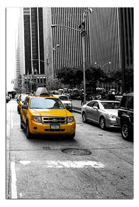 Slika na platnu - Taksi iz New Yorka - pravokutnikk 7927ČA (120x80 cm)