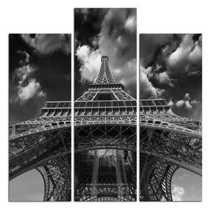 Slika na platnu - Eiffelov toranj - pogled odozdo - kvadrat 335ČC (75x75 cm)