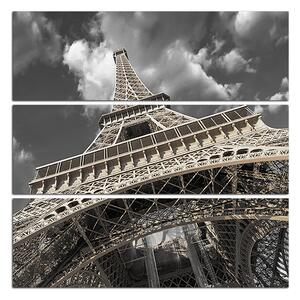 Slika na platnu - Eiffelov toranj - pogled odozdo - kvadrat 335FC (75x75 cm)