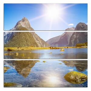 Slika na platnu - Fjordovi - kvadrat 338C (75x75 cm)