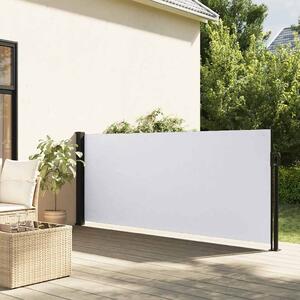 Bočna tenda na uvlačenje bijela 120 x 500 cm - Bijela / 120 x 500 cm