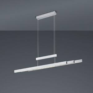 Trio Lighting Trajan LED viseća svjetiljka, 2700-5000K, mat nikal, prigušiva, Sivo, Dnevni boravak/blagovaonica, Metal