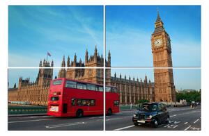 Slika na platnu - Autobus u Londonu 131C (120x80 cm)