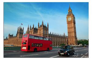 Slika na platnu - Autobus u Londonu 131A (100x70 cm)