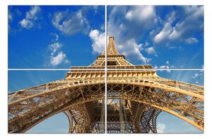 Slika na platnu - Eiffelov toranj - pogled odozdo 135D (150x100 cm)