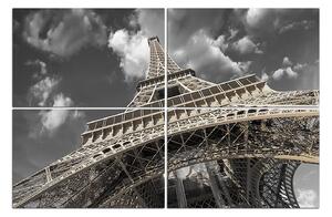 Slika na platnu - Eiffelov toranj - pogled odozdo 135FD (90x60 cm)