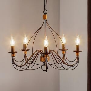 Luster Fiamma Marrone 5 sp. bez kišobrana