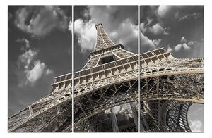 Slika na platnu - Eiffelov toranj - pogled odozdo 135FB (90x60 cm )