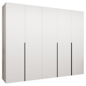 Zondo.hr Ormar za garderobu 250 cm Alice 1 (bijela + crna). Akcija -20%. 1126126
