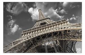 Slika na platnu - Eiffelov toranj - pogled odozdo 135FA (90x60 cm )