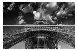 Slika na platnu - Eiffelov toranj - pogled odozdo 135ČD (120x80 cm)