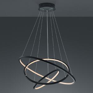 Trio Lighting WiZ Aaron pametna LED viseća svjetiljka, antracit, prigušiva, Crno, Dnevni boravak/blagovaonica, Metal
